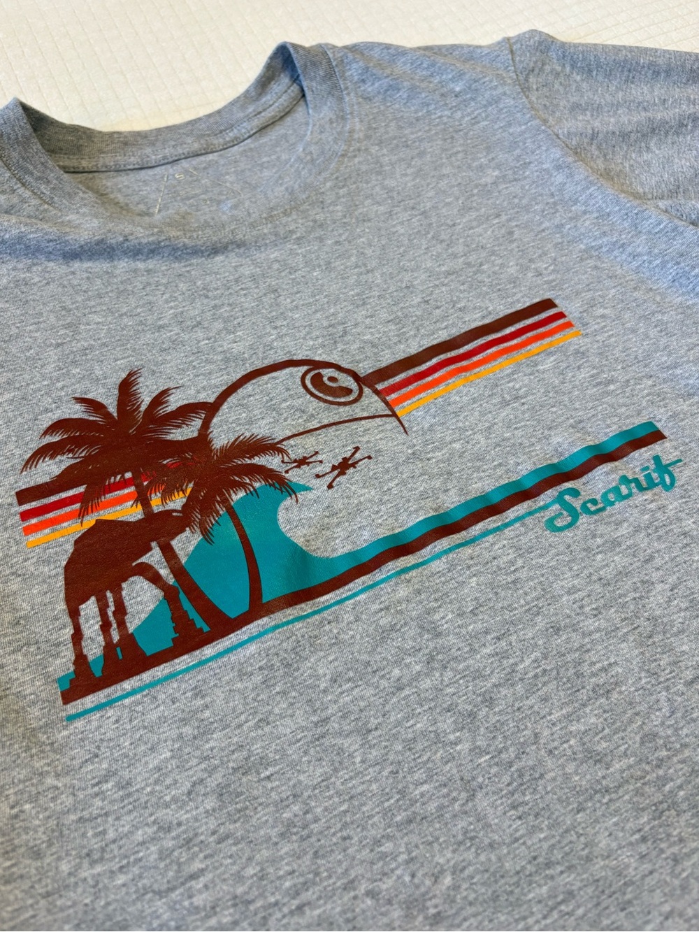 Star Wars Scarif light gray short sleeve tee